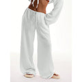 Calça Wide Leg Feminina de Cintura Alta